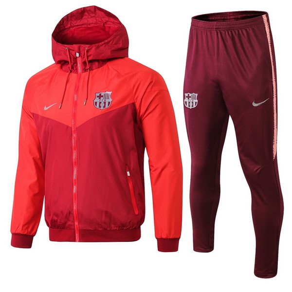 Rompevientos Barcelona Conjunto Completo 2018-19 Rojo